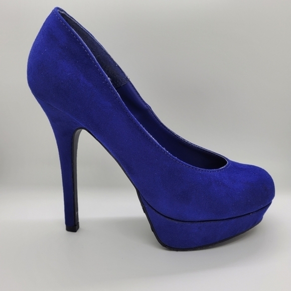Candie's Cabela Blue‎ High Heels Women's Size 6 Medium - Picture 6 of 16